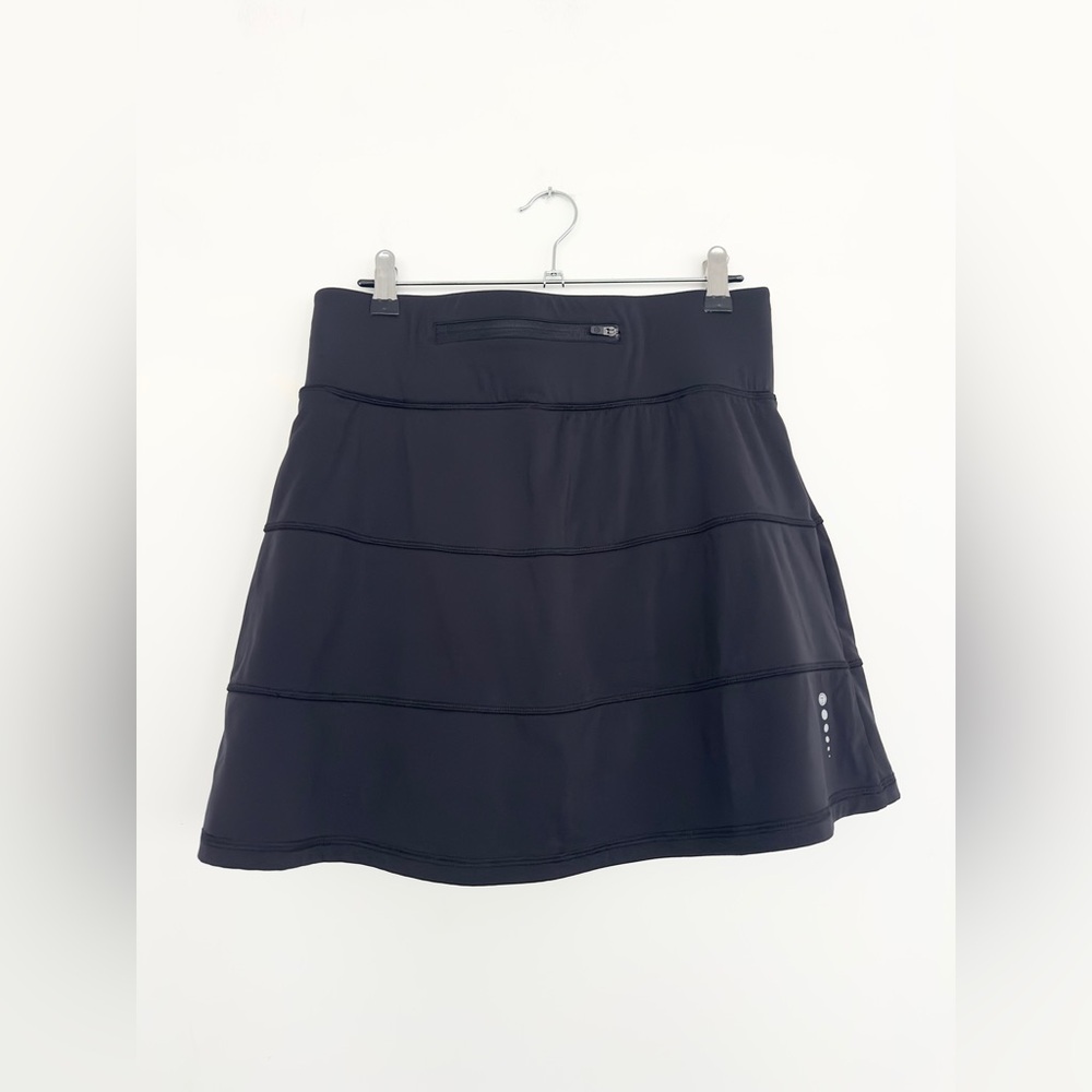 Talbots Performance Interlock Tiered Skort Black … - image 3